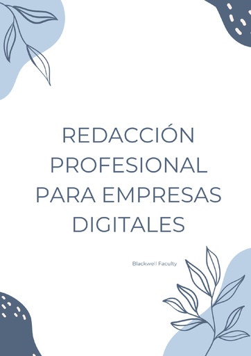 REDACCIÓN PROFESIONAL PARA EMPRESAS DIGITALES