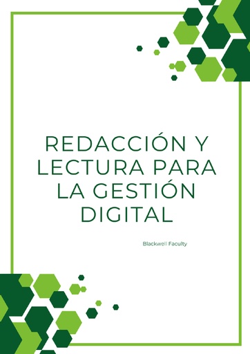 REDACCIÓN Y LECTURA PARA LA GESTIÓN DIGITAL