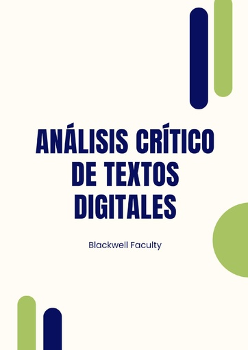 ANÁLISIS CRÍTICO DE TEXTOS DIGITALES