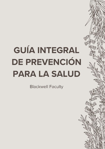 GUÍA INTEGRAL DE PREVENCIÓN PARA LA SALUD