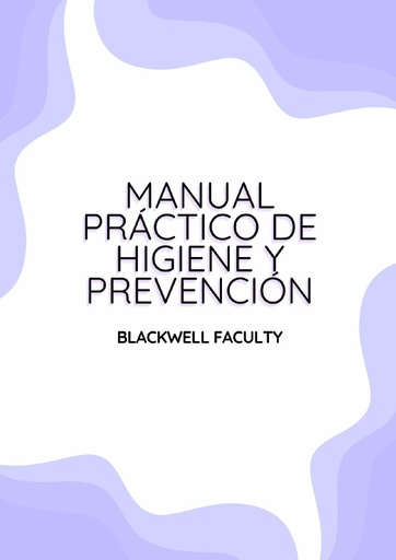 MANUAL PRÁCTICO DE HIGIENE Y PREVENCIÓN