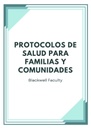 PROTOCOLOS DE SALUD PARA FAMILIAS Y COMUNIDADES