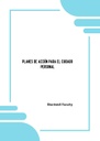 PLANES DE ACCIÓN PARA EL CUIDADO PERSONAL