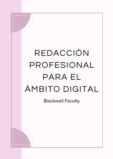 REDACCIÓN PROFESIONAL PARA EL ÁMBITO DIGITAL
