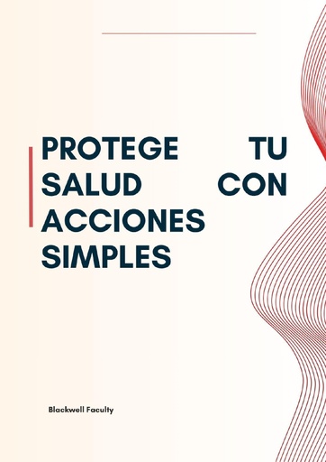 PROTEGE TU SALUD CON ACCIONES SIMPLES