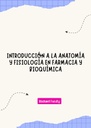 INTRODUCCIÓN A LA ANATOMÍA Y FISIOLOGÍA EN FARMACIA Y BIOQUÍMICA