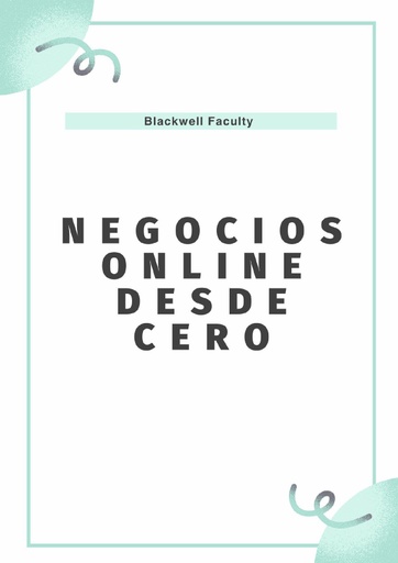 NEGOCIOS ONLINE DESDE CERO