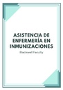 ASISTENCIA DE ENFERMERÍA EN INMUNIZACIONES