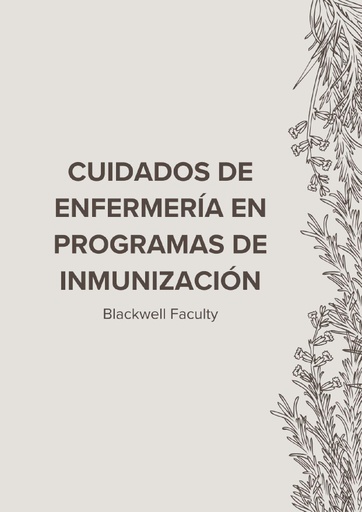 CUIDADOS DE ENFERMERÍA EN PROGRAMAS DE INMUNIZACIÓN