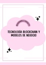TECNOLOGÍA BLOCKCHAIN Y MODELOS DE NEGOCIO