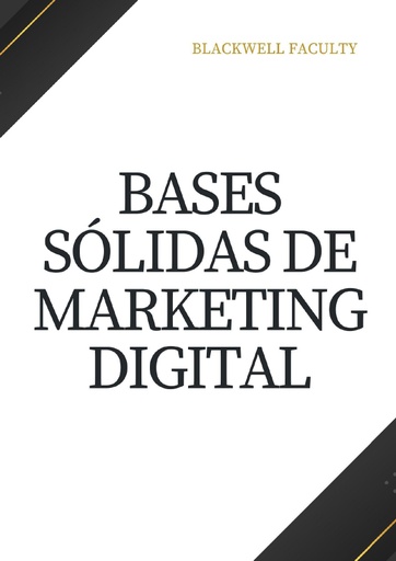 BASES SÓLIDAS DE MARKETING DIGITAL