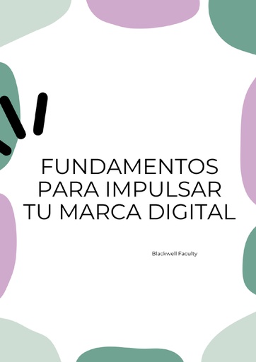 FUNDAMENTOS PARA IMPULSAR TU MARCA DIGITAL
