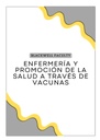 ENFERMERÍA Y PROMOCIÓN DE LA SALUD A TRAVÉS DE VACUNAS