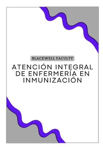 ATENCIÓN INTEGRAL DE ENFERMERÍA EN INMUNIZACIÓN