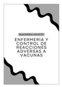 ENFERMERÍA Y CONTROL DE REACCIONES ADVERSAS A VACUNAS