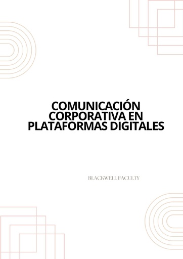 COMUNICACIÓN CORPORATIVA EN PLATAFORMAS DIGITALES
