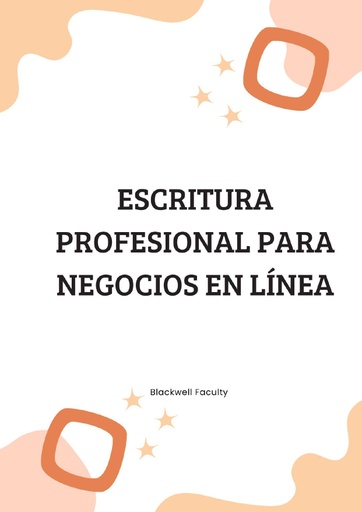 ESCRITURA PROFESIONAL PARA NEGOCIOS EN LÍNEA