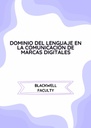 DOMINIO DEL LENGUAJE EN LA COMUNICACIÓN DE MARCAS DIGITALES