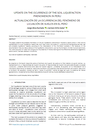 Updating the Occurrence of the Soil Liquefaction Phenomenon in Peru