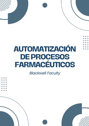 AUTOMATIZACIÓN DE PROCESOS FARMACÉUTICOS