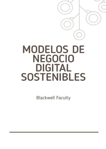 MODELOS DE NEGOCIO DIGITAL SOSTENIBLES