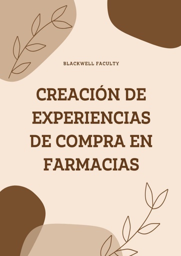 CREACIÓN DE EXPERIENCIAS DE COMPRA EN FARMACIAS