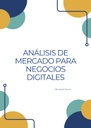 ANÁLISIS DE MERCADO PARA NEGOCIOS DIGITALES