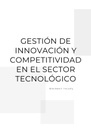 GESTIÓN DE INNOVACIÓN Y COMPETITIVIDAD EN EL SECTOR TECNOLÓGICO