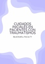 CUIDADOS INICIALES EN PACIENTES CON TRAUMATISMOS