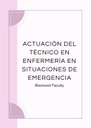 ACTUACIÓN DEL TÉCNICO EN ENFERMERÍA EN SITUACIONES DE EMERGENCIA