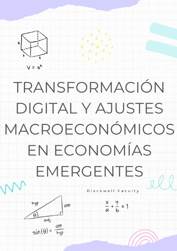 TRANSFORMACIÓN DIGITAL Y AJUSTES MACROECONÓMICOS EN ECONOMÍAS EMERGENTES