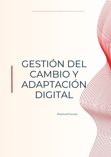 GESTIÓN DEL CAMBIO Y ADAPTACIÓN DIGITAL