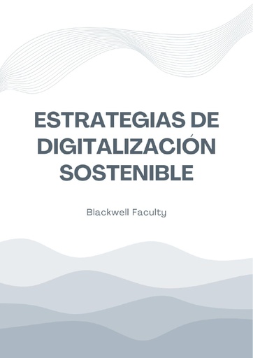 ESTRATEGIAS DE DIGITALIZACIÓN SOSTENIBLE
