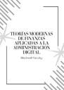TEORÍAS MODERNAS DE FINANZAS APLICADAS A LA ADMINISTRACIÓN DIGITAL