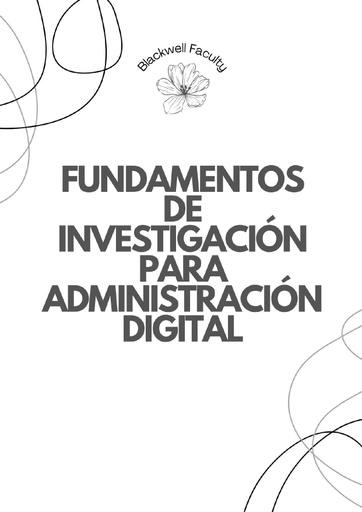 FUNDAMENTOS DE INVESTIGACIÓN PARA ADMINISTRACIÓN DIGITAL