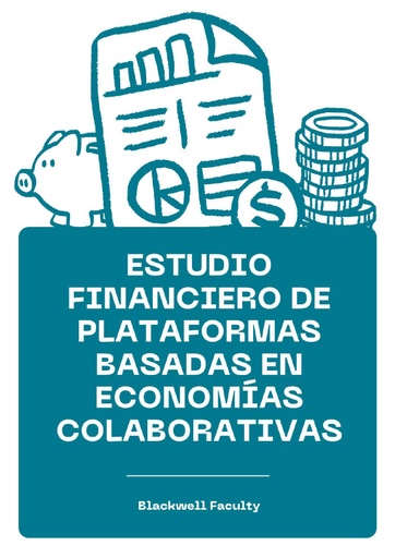ESTUDIO FINANCIERO DE PLATAFORMAS BASADAS EN ECONOMÍAS COLABORATIVAS