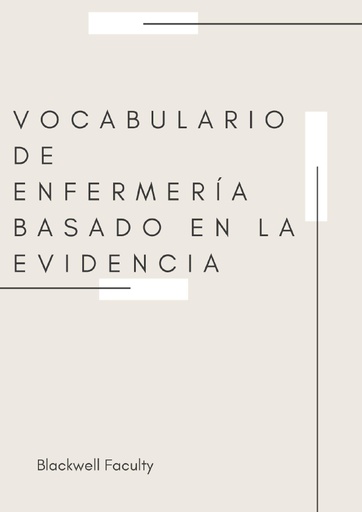 VOCABULARIO DE ENFERMERÍA BASADO EN LA EVIDENCIA