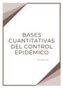 BASES CUANTITATIVAS DEL CONTROL EPIDÉMICO