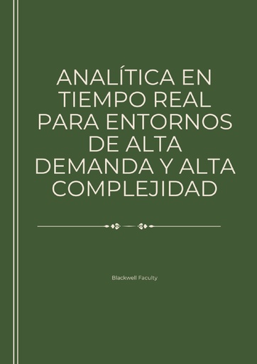 ANALÍTICA EN TIEMPO REAL PARA ENTORNOS DE ALTA DEMANDA Y ALTA COMPLEJIDAD