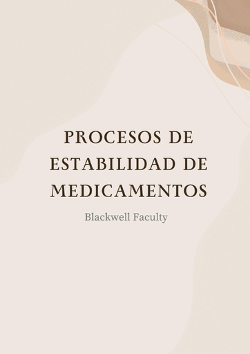 PROCESOS DE ESTABILIDAD DE MEDICAMENTOS