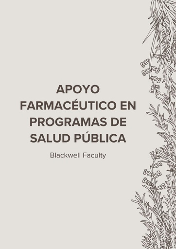 APOYO FARMACÉUTICO EN PROGRAMAS DE SALUD PÚBLICA