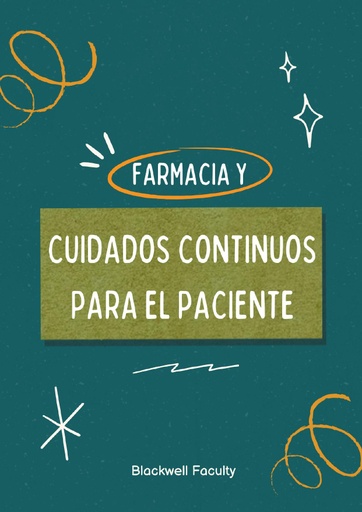 FARMACIA Y CUIDADOS CONTINUOS PARA EL PACIENTE