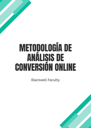 METODOLOGÍA DE ANÁLISIS DE CONVERSIÓN ONLINE