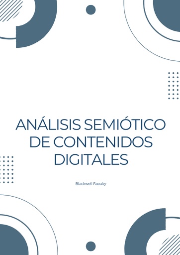 ANÁLISIS SEMIÓTICO DE CONTENIDOS DIGITALES