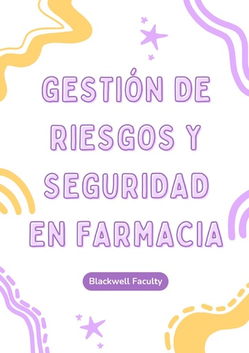GESTIÓN DE RIESGOS Y SEGURIDAD EN FARMACIA