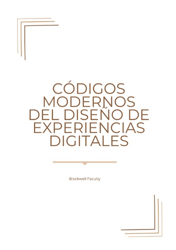 CÓDIGOS MODERNOS DEL DISEÑO DE EXPERIENCIAS DIGITALES