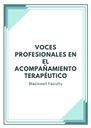 VOCES PROFESIONALES EN EL ACOMPAÑAMIENTO TERAPÉUTICO