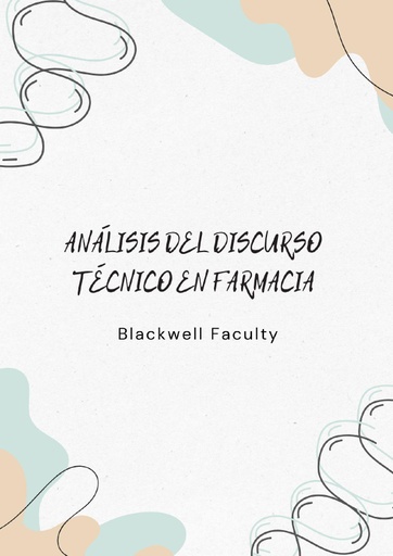 ANÁLISIS DEL DISCURSO TÉCNICO EN FARMACIA