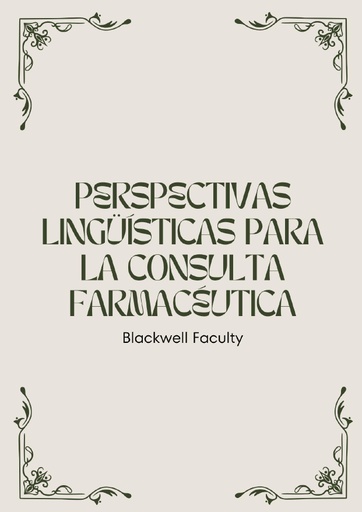 PERSPECTIVAS LINGÜÍSTICAS PARA LA CONSULTA FARMACÉUTICA