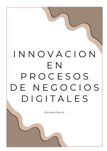 INNOVACION EN PROCESOS DE NEGOCIOS DIGITALES